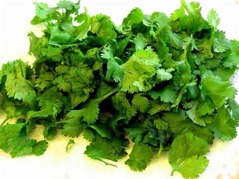 Coriander contains vitamins A, B and C that are beneficial for male potency. 