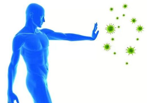 Under the influence of vitamins, the human immune system is strengthened